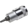 Торцовая бита-головка KRAFTOOL "INDUSTRIE QUALITAT", материал S2, TORX, сатинированная, 1/2", Т20 27905-20_z01 купить в Тобольске