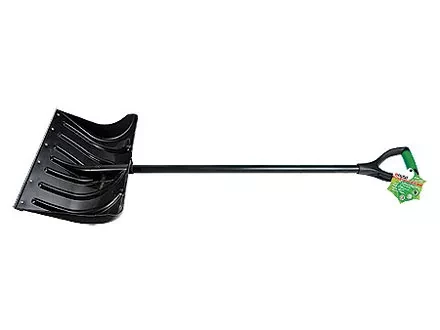 Лопата для уборки снега пластиковая 500 х 325 х 1300 мм металлопластиковый черенок Palisad 61501 купить в Тобольске