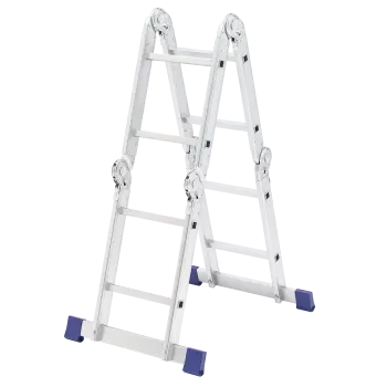 Лестница шарнирная алюминиевая Сибртех 4х2 97879 купить в Тобольске