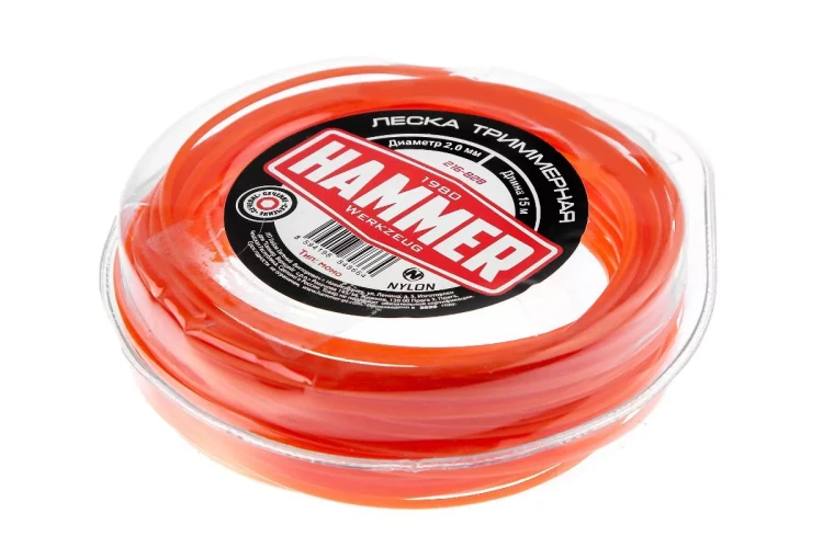 Леска для триммеров HAMMER 216-828 купить в Тобольске