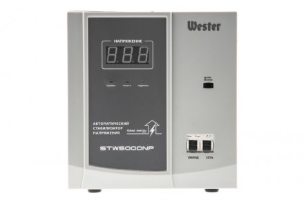 Стабилизатор напряжения WESTER STW5000NP купить в Тобольске