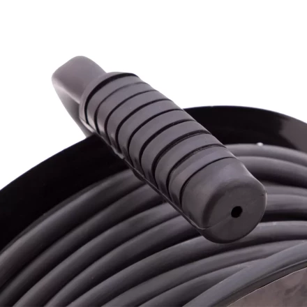 Удлинитель силовой 50 м, 16А, тип УХз16, КГ 3 x 1.5 мм, на стальной катушке, 4 розетки Сибртех 95877 купить в Тобольске