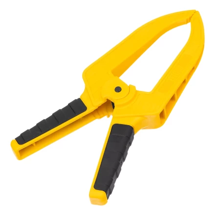 Струбцина клещеобразная Denzel, удлиненная 75 х 110 мм двухкомпонентные рукоятки, 20790 купить в Тобольске