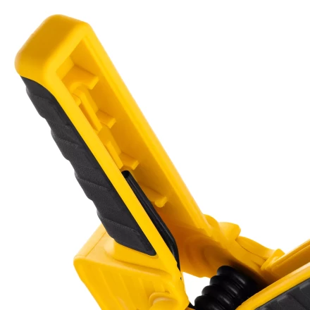 Струбцина клещеобразная Denzel, удлиненная 75 х 110 мм двухкомпонентные рукоятки, 20790 купить в Тобольске