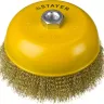 STAYER "PROFESSIONAL". Щетка чашечная для УШМ, витая стальная латунированная проволока 0,3мм, 150ммхМ14 35125-150 купить в Тобольске