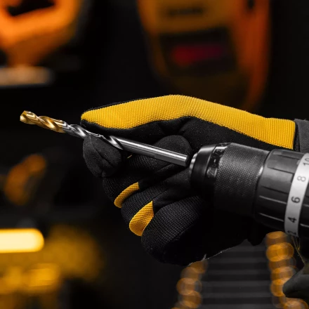 Сверло спиральное по металлу Denzel 8 x 117 мм, Р6М5, Golden Tip, 718239 купить в Тобольске