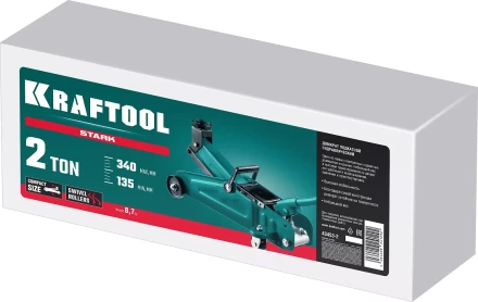 Домкрат подкатной гидравлический KRAFTOOL INDUSTRIE 43453-2 купить в Тобольске