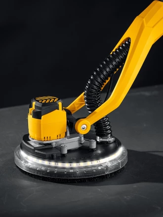 STEHER d225 мм, 500 Вт, подсветка, бесщеточная шлифовальная машина для стен (жираф), кейс (DWB-500) купить в Тобольске