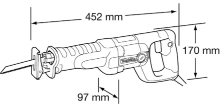 Пила сабельная Makita JR3050T купить в Тобольске