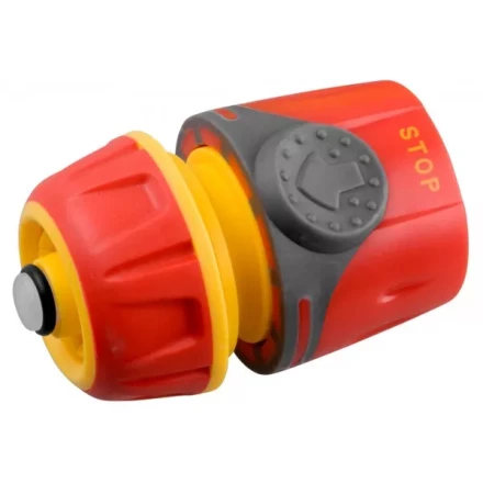 Соединитель GRINDA &quot;Premium&quot; с автостопом, пластмассовый с TPR, 1/2&quot; 8-426429 купить в Тобольске