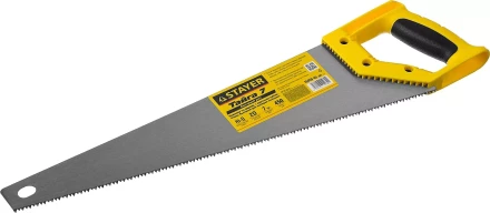 Ножовка универсальная (пила) &quot;Тайга-7&quot;, 450мм,7TPI, закаленный зуб, рез вдоль и поперек волокон, для средн заготовок, фанеры, ДСП,МДФ, STAYER 15050-45_z02 купить в Тобольске