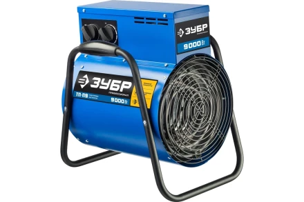 ЗУБР 9 кВт, электрическая тепловая пушка, Профессионал (ТП-П9) купить в Тобольске