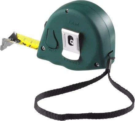 Рулетка KRAFTOOL GRAND, обрезиненный пластиковый корпус, 8м/25мм 34022-08-25 купить в Тобольске