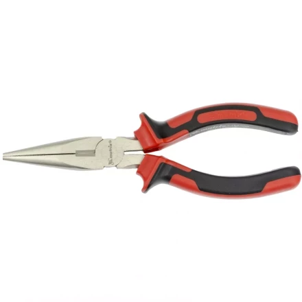 Длинногубцы NICKEL 160 мм прямые никелированные двухкомпонентные рукоятки MTX 171649 купить в Тобольске