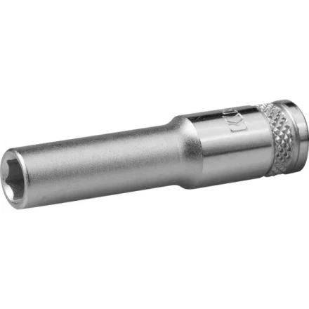 Торцовая головка KRAFTOOL &quot;INDUSTRIE QUALITAT&quot;, удлиненная, Cr-V, FLANK, хромосатинированная, 1/4&quot;, 7 мм 27817-07_z01 купить в Тобольске