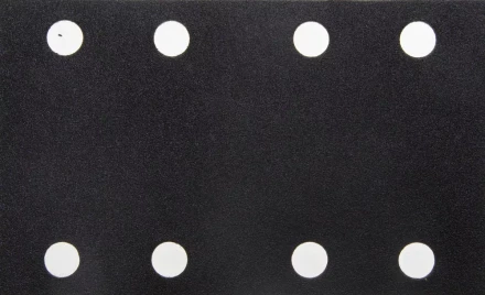 Лист шлиф. универс. URAGAN &quot;Оптимал. для тверд. пород дерева&quot; 8 отв. по линии, на липучке, для ПШМ, P120, 80х133мм, 10шт 907-22111-120-10 купить в Тобольске