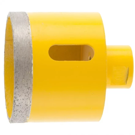 Сверло алмазное по керамограниту 68мм мокрое резание М14 DENZEL 72693 купить в Тобольске