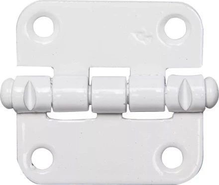 Петля накладная стальная &quot;ПН-40&quot;, цвет белый, универсальная, 40мм 37621-40 купить в Тобольске