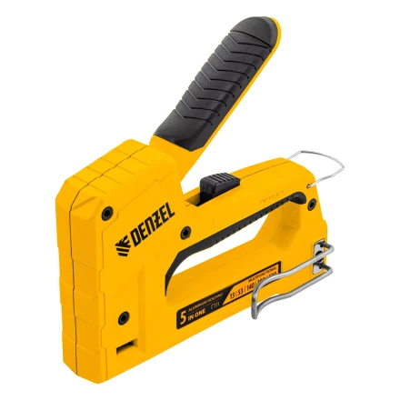 Степлер мебельный Denzel 40215, тип 53 и 13, 6-14мм, тип 140, 10-14мм, тип 300, 15мм, тип 500, 15мм купить в Тобольске