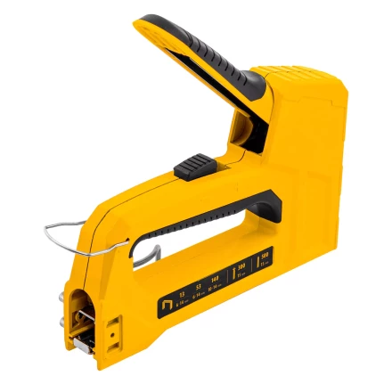 Степлер мебельный Denzel 40215, тип 53 и 13, 6-14мм, тип 140, 10-14мм, тип 300, 15мм, тип 500, 15мм купить в Тобольске