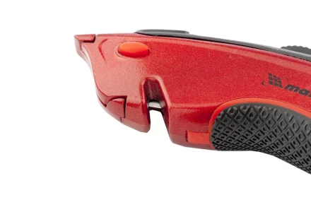 Нож 18мм, выдвижное трапециевидное лезвие, эргономичная двухкомпонентная рукоятка + 3 лезвия MATRIX QUIK BLADE 78925 купить в Тобольске