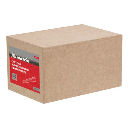 Клин для системы выравнивания плитки СВП Ворота, 250 шт. в коробе Matrix 88119 купить в Тобольске