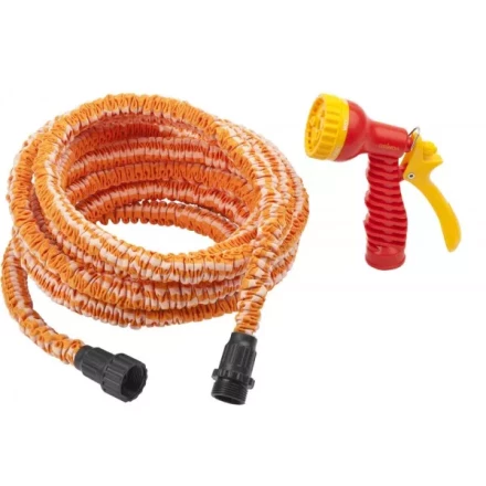 Набор поливочный GRINDA: удлиняющийся шланг 15м, пистолет-распылитель 7-ми позиционный 428496-15 купить в Тобольске