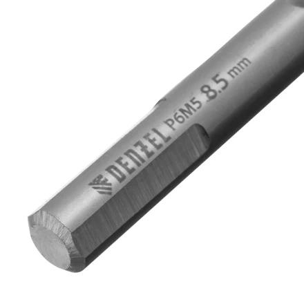 Сверло спиральное по металлу Denzel 8,5 x 117 мм, Р6М5, Golden Tip, 718240 купить в Тобольске