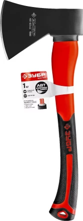 Топор ЗУБР &quot;МАСТЕР&quot; кованый с двухкомпонентной стеклопластиковой рукояткой, 1,0кг 2061-10 купить в Тобольске