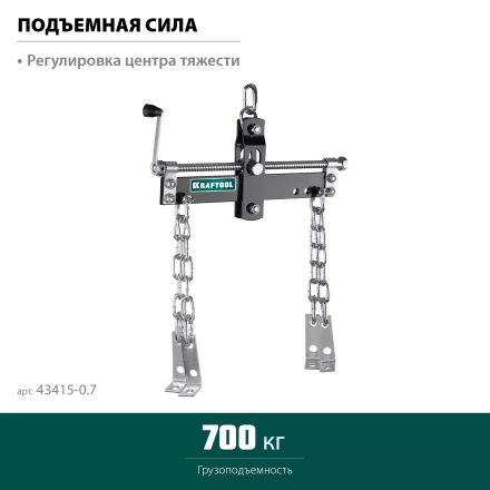 Траверсы для гидравлического крана KRAFTOOL 43415-0.7 купить в Тобольске