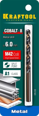 Сверла по металлу HSS-Co 29656-6 купить в Тобольске