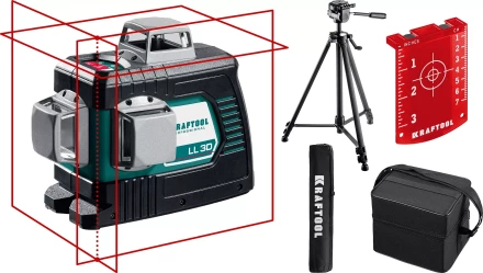 Нивелиры лазерные LL-3D, 360 град, 20/70м, IP54 34640-3 купить в Тобольске