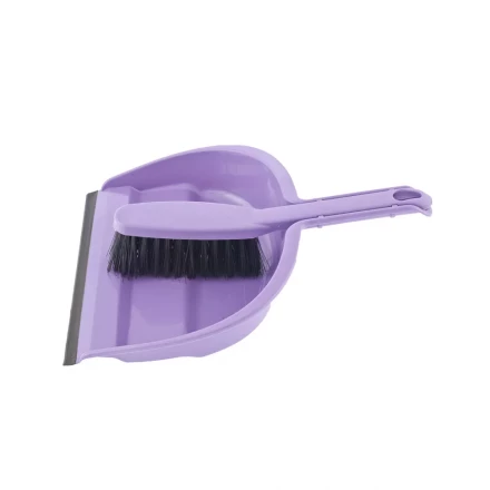 Набор совок с кромкой 313х221 мм и щетка-сметка 305 мм сиреневый ТМ Elfe 93311 купить в Тобольске