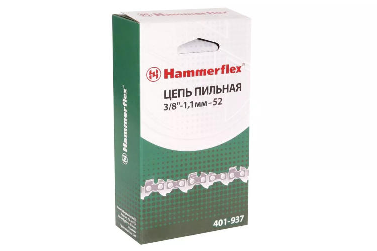 Цепь пильная HAMMER 3/8''-1.1мм-52 купить в Тобольске