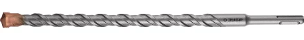 Бур ЗУБР &quot;ПРОФЕССИОНАЛ&quot; по бетону, хвостовик &quot;SDS-Plus&quot;, самоцентрирующий наконечник, спиральS4, 25х450мм 29314-450-25_z01 купить в Тобольске