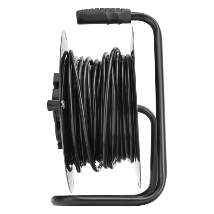 Удлинитель силовой Сибртех 20 м, 16А, тип УХз16, ПВС 3 x 2.5 мм, на стальной катушке, 4 розетки  95872 купить в Тобольске