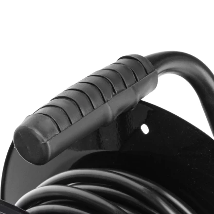 Удлинитель силовой Сибртех 20 м, 16А, тип УХз16, ПВС 3 x 2.5 мм, на стальной катушке, 4 розетки  95872 купить в Тобольске