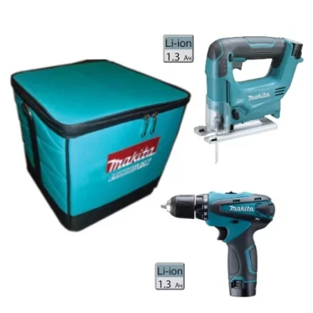 Набор Makita DK1475X3 (Дрель DF330DZ + Лобзик JV100DZ) купить в Тобольске