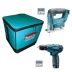 Набор Makita DK1475X3 (Дрель DF330DZ + Лобзик JV100DZ) купить в Тобольске
