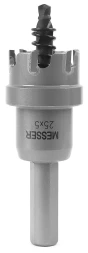 ТСТ коронка MESSER 25X5 с центрирующим сверлом и толкающей пружиной