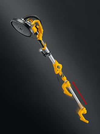 STEHER d225 мм, 800 Вт, сменные основания, подсветка, шлифовальная машина для стен (жираф) (DWC-800) купить в Тобольске