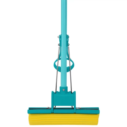 Швабра отжимная Palisad, 110 см, губка PVA 26х5,5х6 см, телескопическая рукоятка, бирюзовая, Home 935165 купить в Тобольске