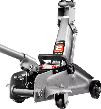 Домкрат гидравлический подкатной, 2т, 130-315мм, в кейсе, MIRAX 43252-2-K 43252-2-K купить в Тобольске