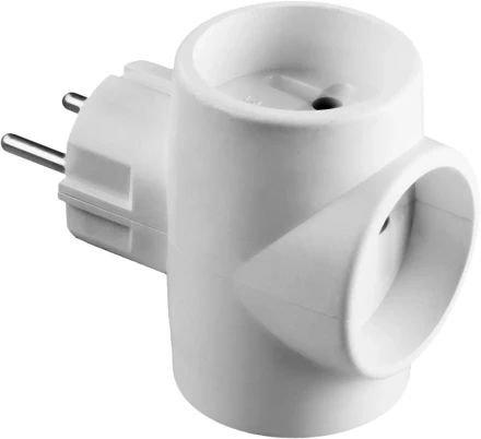 Разветвитель СИБИН электрический, 3 гнезда, 6А/220В 55097-3 купить в Тобольске