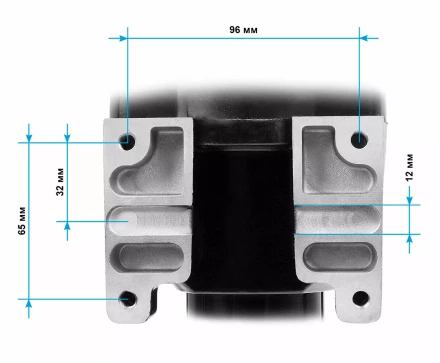 Двигатель алмазного бурения MESSER DM250E  260мм 4 кВт, 750 об/мин, с PRCD купить в Тобольске