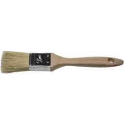 Кисть плоская STAYER &quot;UNIVERSAL-LUX&quot;, светлая натуральная щетина, деревянная ручка, 25мм 01053-025