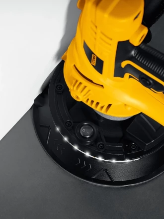 STEHER d180 мм, 900 Вт, подсветка, шлифовальная машина для стен (DWH-900) купить в Тобольске