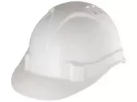 Каска защитная из ударопрочной пластмассы белая СИБРТЕХ 89114