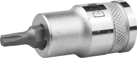 Торцовая бита-головка KRAFTOOL &quot;INDUSTRIE QUALITAT&quot;, материал S2, TORX, сатинированная, 1/2&quot;, Т27 27905-27_z01 купить в Тобольске