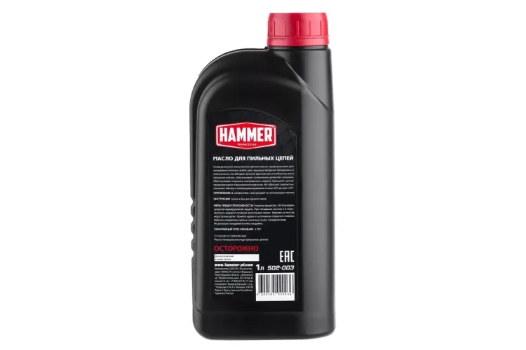 Масло для пильных цепей HAMMER 502-003, 1л купить в Тобольске